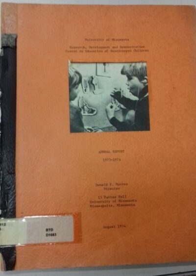 Annual report 1973 - 1974