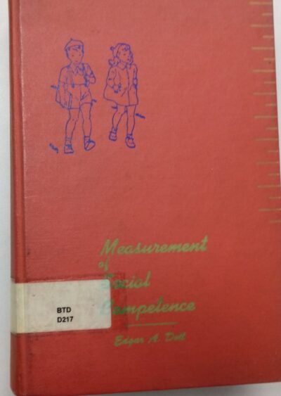 Measurement of social competence: a manual for the vineland social maturity scale