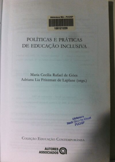 Políticas e práticas de educação inclusiva