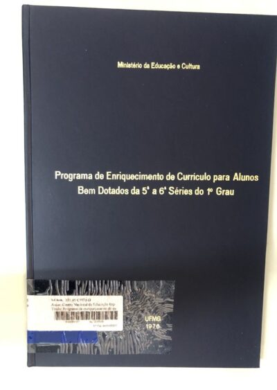 Programa de enriquecimento de currículo para alunos bem dotados da 5ª a 6ª séries do 1º grau: estudos sociais