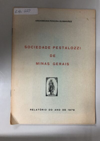 Sociedade Pestalozzi de Minas Gerais:  Relatório do ano de 1979