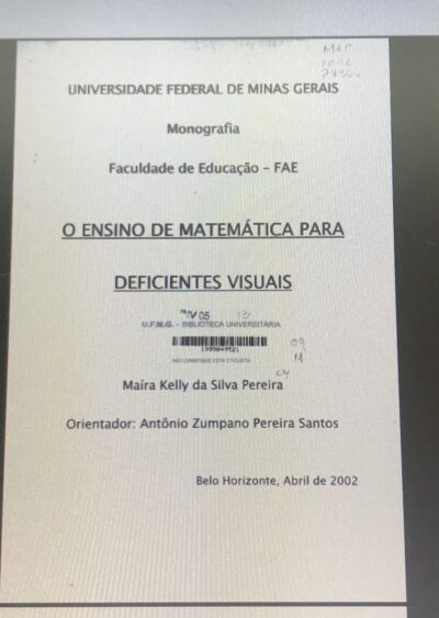 O ensino de matemática para deficientes visuais