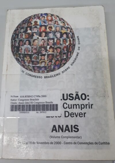 III Congresso Brasileiro sobre Sídrome de Down