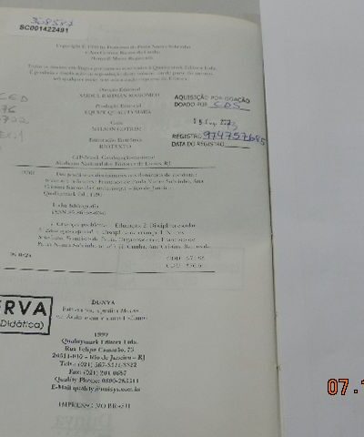 Dos problemas disciplinares aos distúrbios de conduta: práticas e reflexões