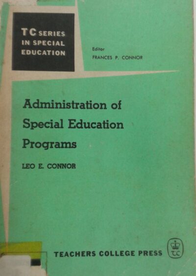 Administration of special education programs
