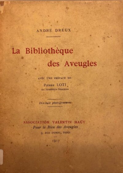 La bibliothèque des aveugles