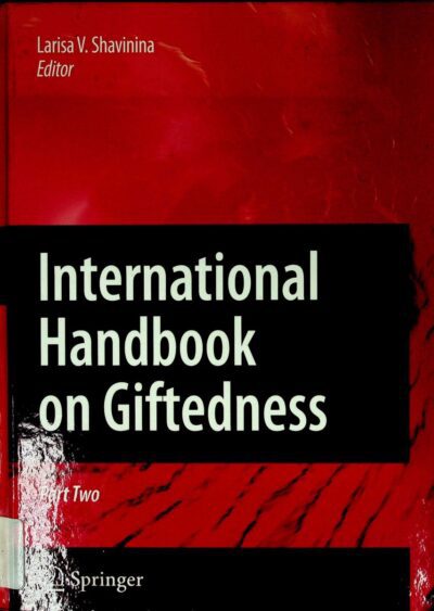 International handbook on giftedness: vol. 2