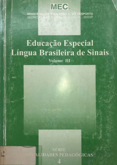 Educação especial: Língua Brasileira de Sinais
