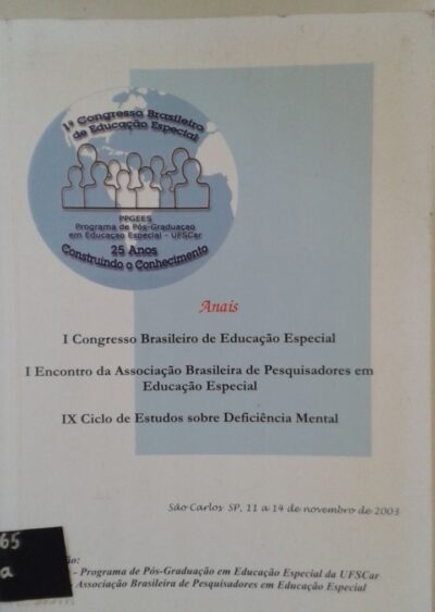 Anais do I Congresso brasileiro de educação especial