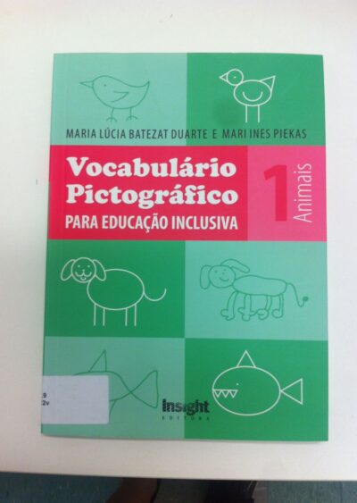 Vocabulário pictográfico para educação inclusiva: animais