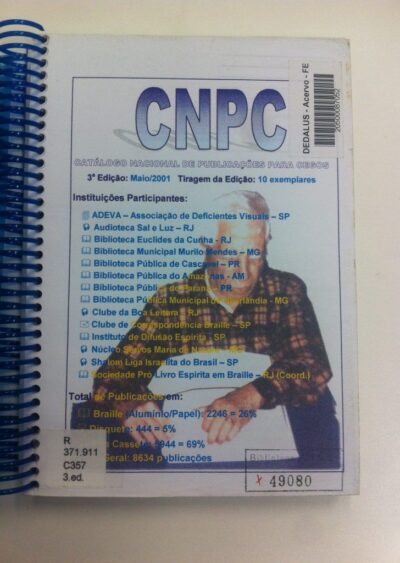 Catálogo nacional de publicações para cegos