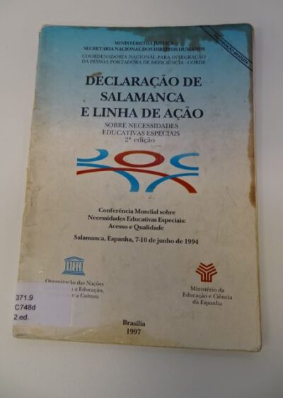 Declaração de Salamanca e linha de ação sobre necessidades educativas especiais