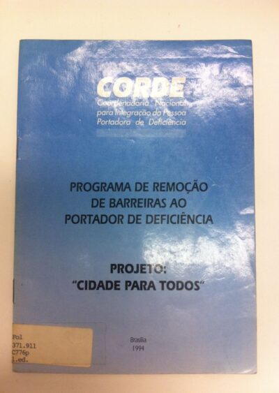 Programa de remoção de barreiras ao portador de deficiência