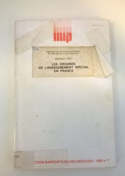 Les origines de l'enseignement spécial en France