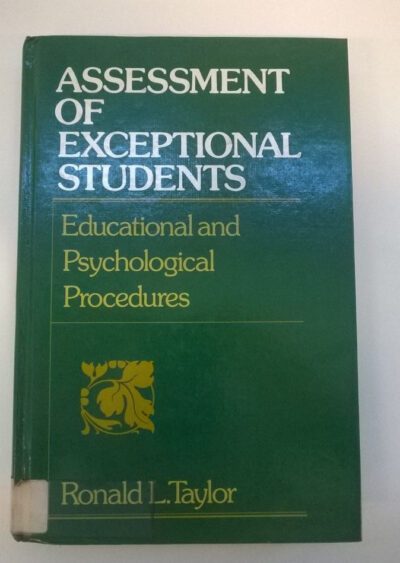 Assessment of exceptional students: educational and psychological procedures
