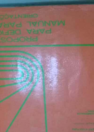 Proposta curricular para deficientes visuais: manual do professor