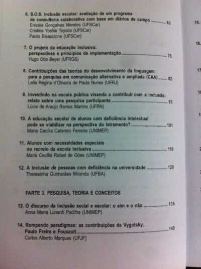 Inclusão, práticas pedagógicas e trajetórias de pesquisa - Imagem 5