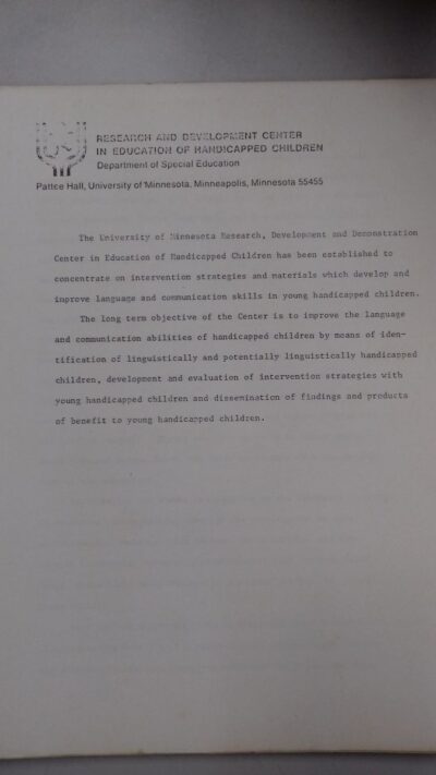Evaluation of programs for hearing impaired children: report of 1972-73 - Imagem 4