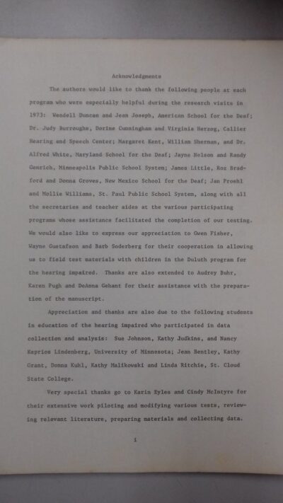 Evaluation of programs for hearing impaired children: report of 1972-73 - Imagem 5