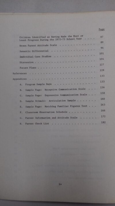 Evaluation of programs for hearing impaired children: report of 1972-73 - Imagem 8