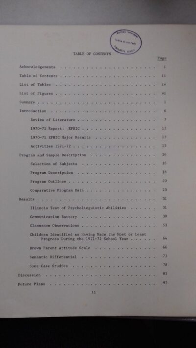 Evaluation of programs for hearing impaired children: report of 1971-72 - Imagem 6