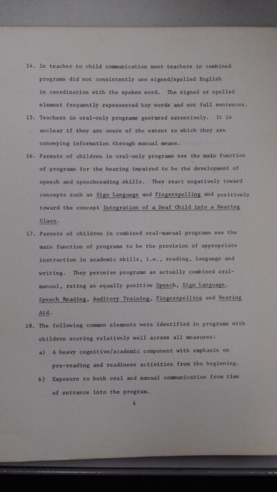 Evaluation of programs for hearing impaired children: report of 1971-72 - Imagem 14