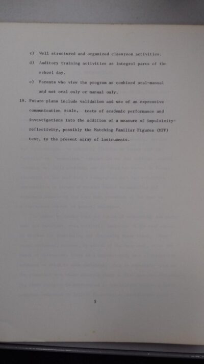 Evaluation of programs for hearing impaired children: report of 1971-72 - Imagem 15
