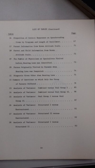 Evaluation of programs for hearing impaired children: report of 1970-71 - Imagem 8