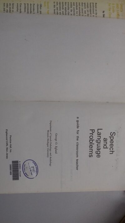 Speech and language problems: a guide for the classroom teacher - Imagem 3