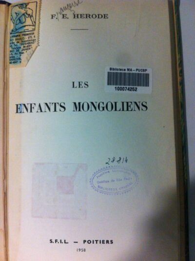 Les enfants mongoliens