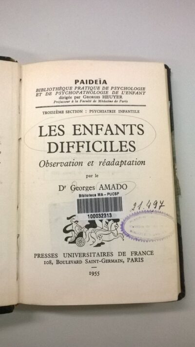 Les enfants difficiles: observation et réadaptation - Imagem 2