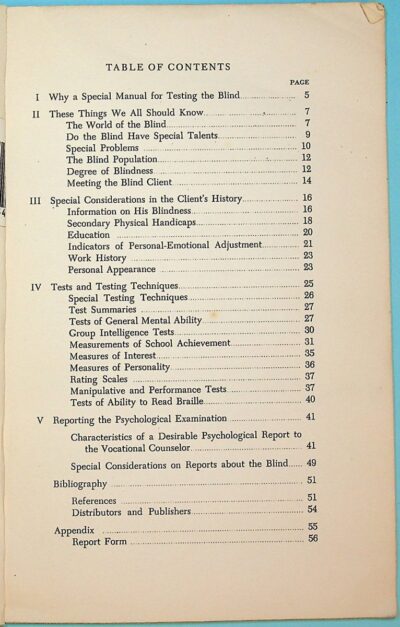 A manual for the psychological examination of the adult blind - Imagem 3