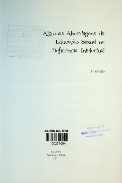 Algumas abordagens da educação sexual na deficiência intelectual - Imagem 2