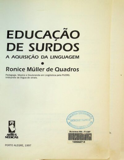 Educação de surdos: a aquisição da linguagem - Imagem 2