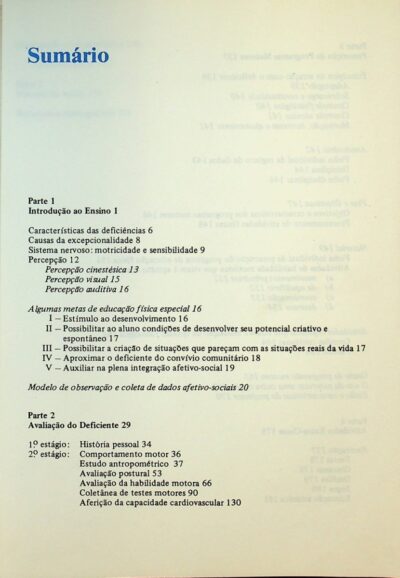 Educação física especial para deficientes: fundamentos da avaliação e aplicabilidade de programas sensórios motores em deficientes - Imagem 3