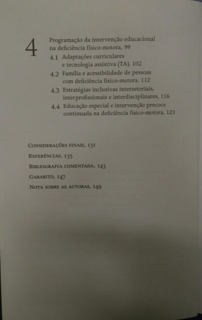 Deficiência físico-motora: interface entre educação especial e repertório funcional