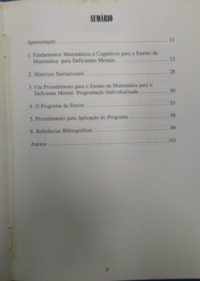 Matemática para deficientes mentais