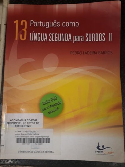 Português como língua segunda para surdos II