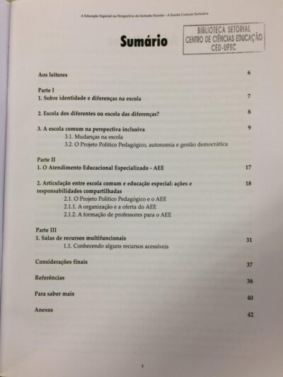 A escola comum inclusiva
