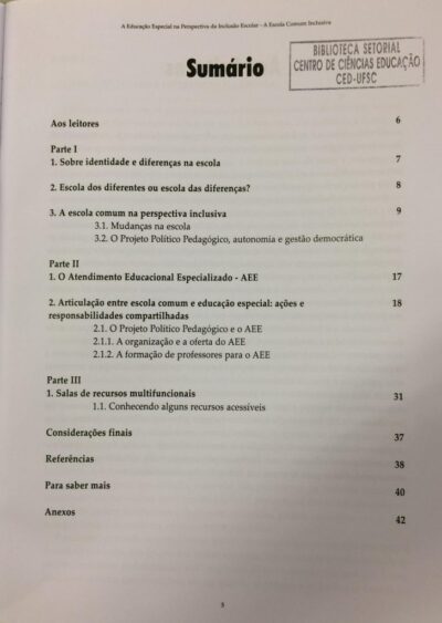 A escola comum inclusiva