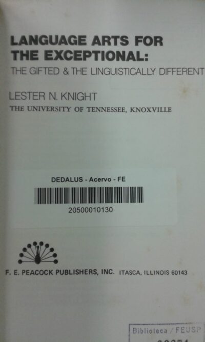 Language arts for the exceptional the gifted & the linguistically different - Imagem 3