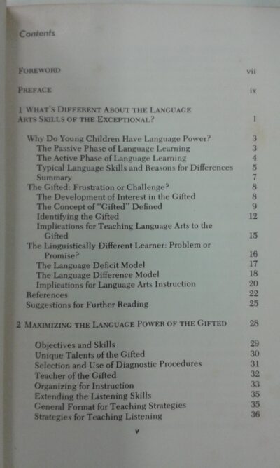 Language arts for the exceptional the gifted & the linguistically different - Imagem 4