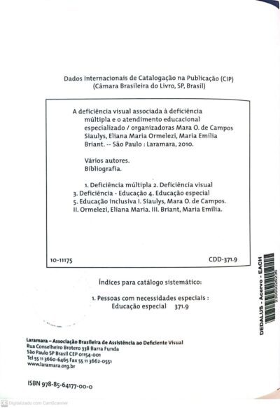 A deficiência visual associada à deficiência múltipla e o atendimento educacional especializado: encarando desafios e construindo possibilidades - Imagem 3