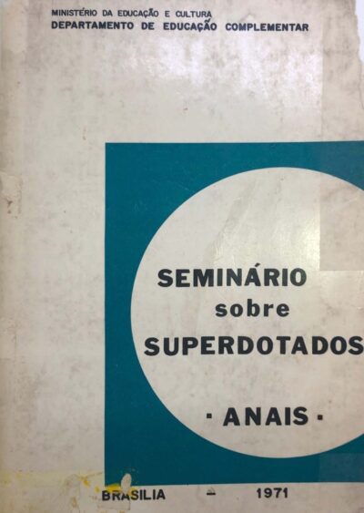 Anais do  Seminário sobre Superdotados