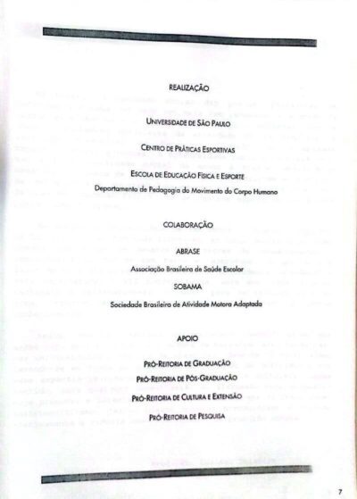 Anais do VII Simpósio Paulista de Educação Física Adaptada - Imagem 2