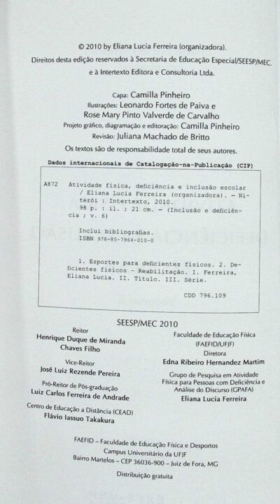 Atividade física, deficiência e inclusão escolar - Imagem 3