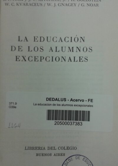 La educación de los alumnos excepcionales
