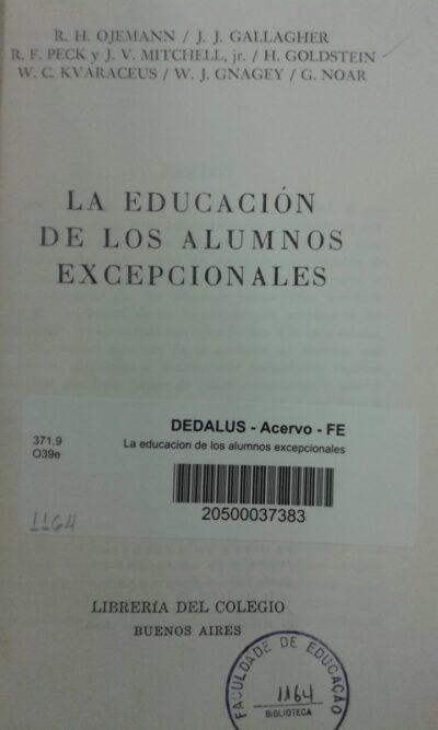 La educación de los alumnos excepcionales