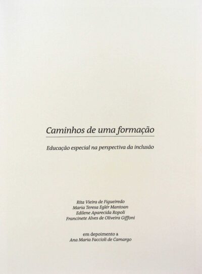 Caminhos de uma formação: educação especial na perspectiva da inclusão - Imagem 3