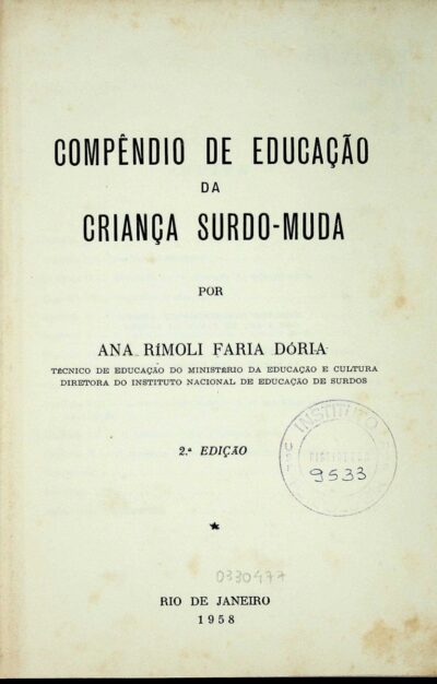 Compêndio de educação da criança surdo-muda - Imagem 2